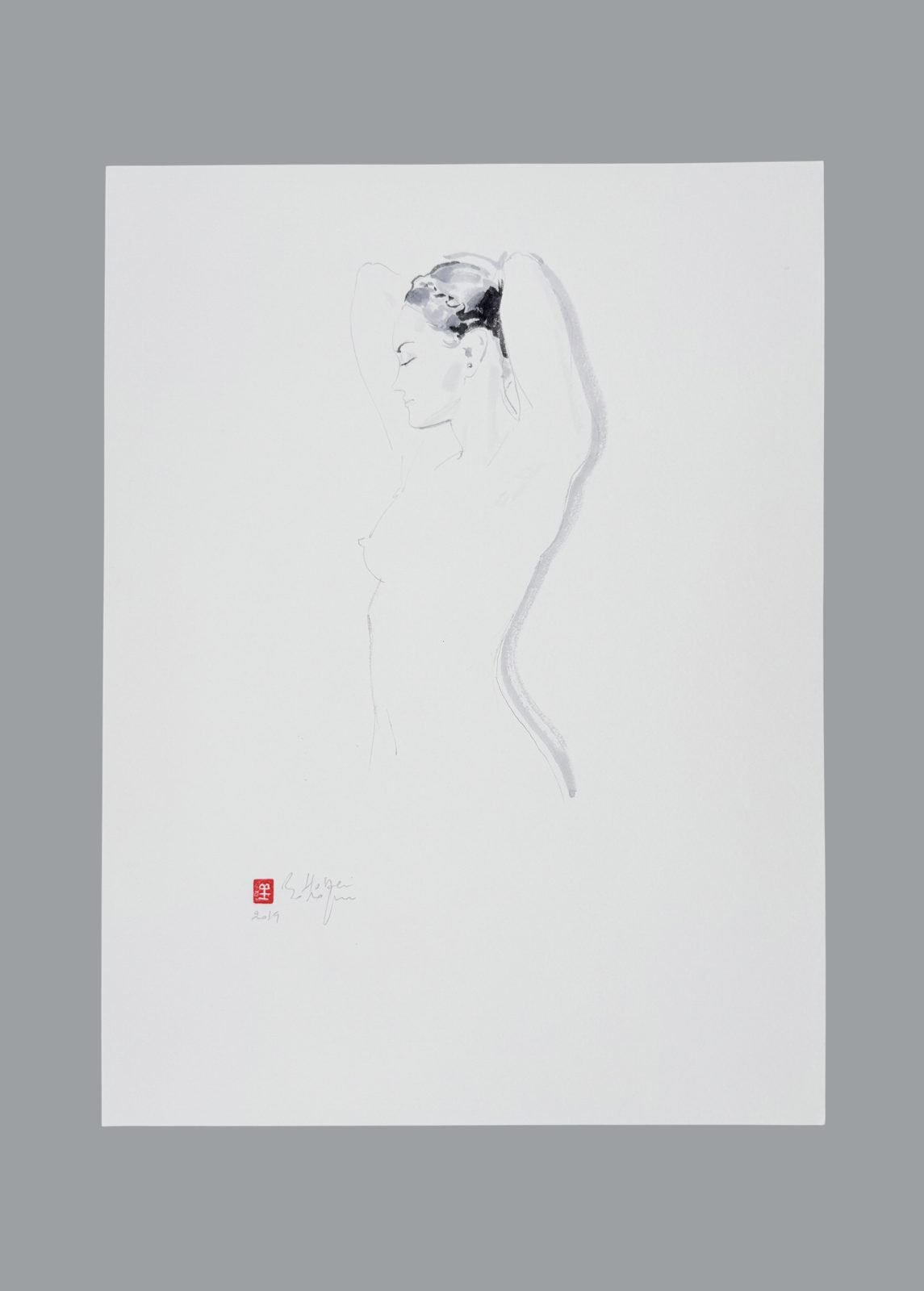Silent Curve, dessin original de mode de Hossein Borojeni
